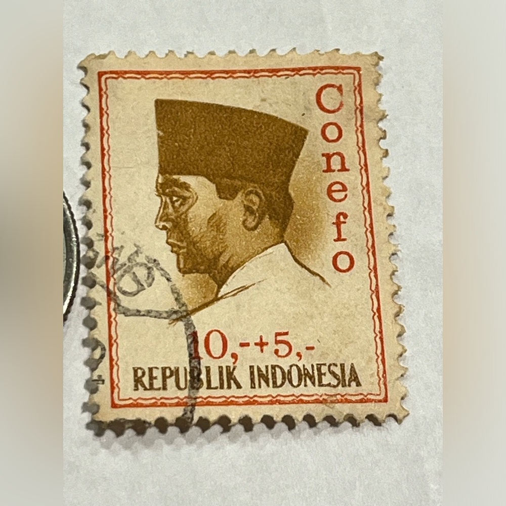 Indonesia 1965 Conference of New Emerging Force, Jaka. Rare & Collectible Stamp.